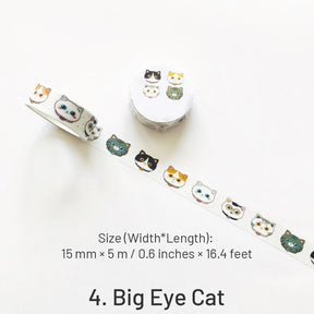Creative Cute Cat Decorative Washi Tape sku-4
