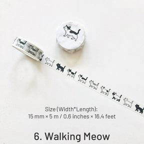 Creative Cute Cat Decorative Washi Tape sku-6