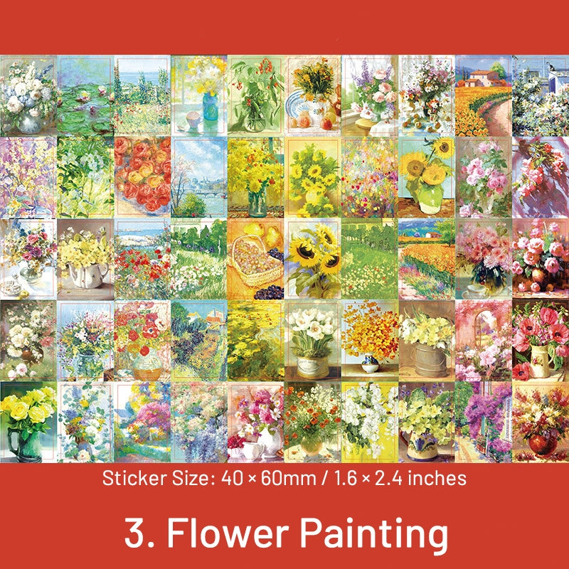 Creative Vintage Mini Washi Sticker Pad Book sku-3