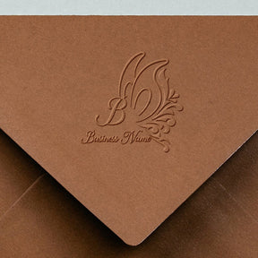 Custom Butterfly Wings Logo Embosser - Stamprints2