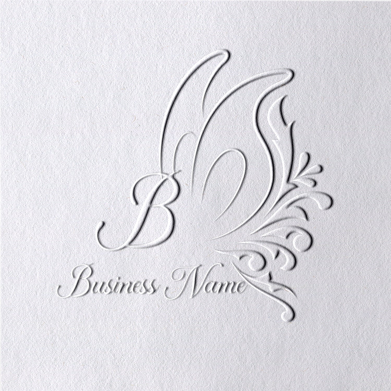 Custom Butterfly Wings Logo Embosser 281