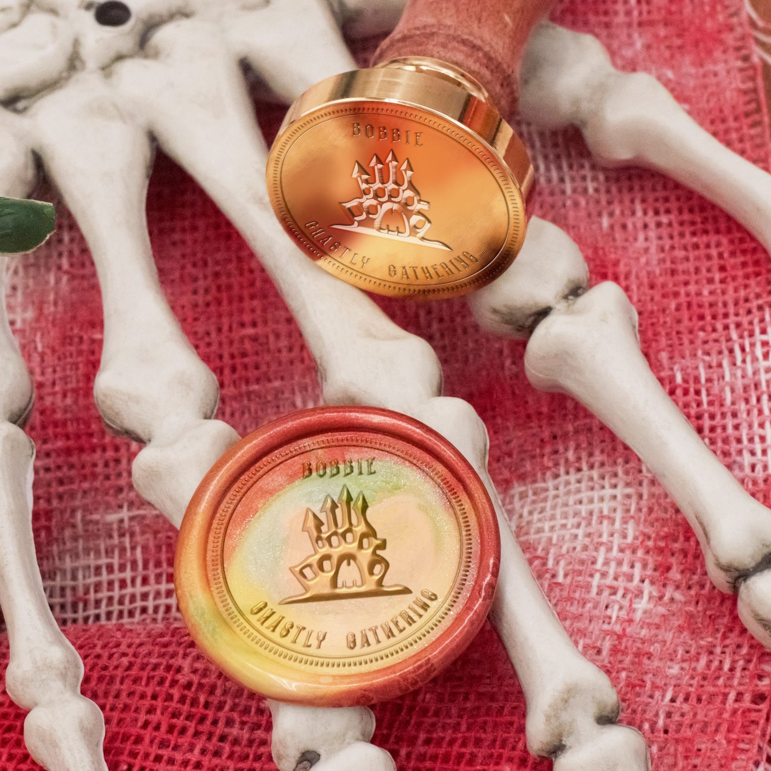 Custom Castle Halloween Name Wax Seal Stamp 1