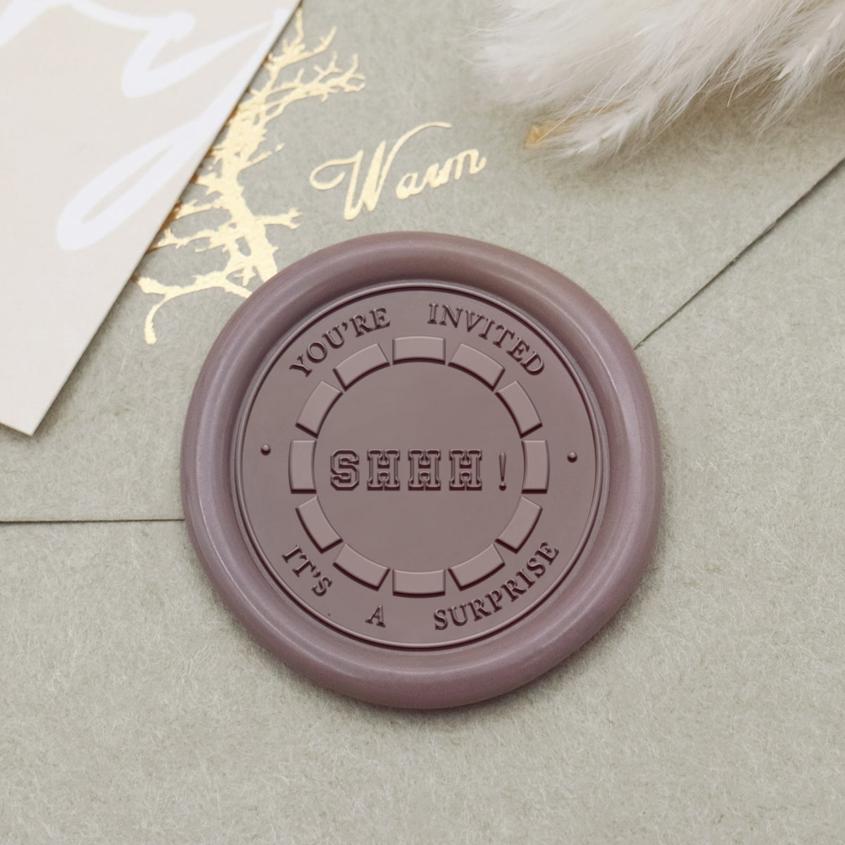 Custom Crown Birthday Wax Seal Stamp-16 1