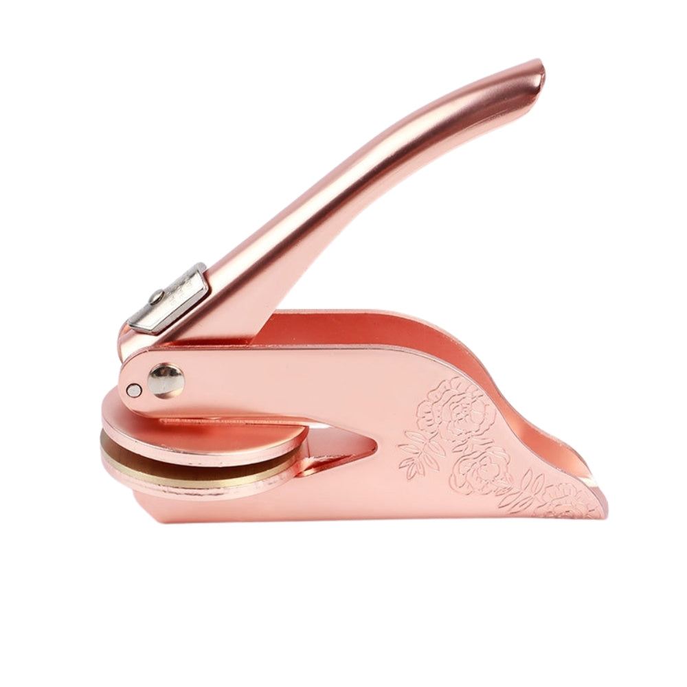 Custom Design Personalized Embossers with Your Artwork rose gold