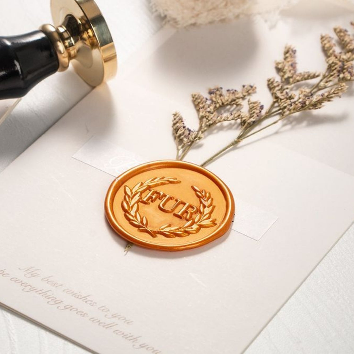 Custom Design Wax Seal Stamp with Your Artwork -1 11