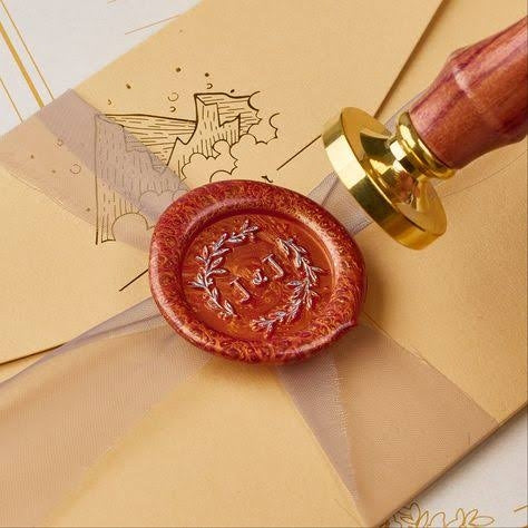 Custom Wax Seal Stamp With Personal Artwork Design Stamprints custom-wax-seal-stamp-with-personal-artwork-design-stamprints