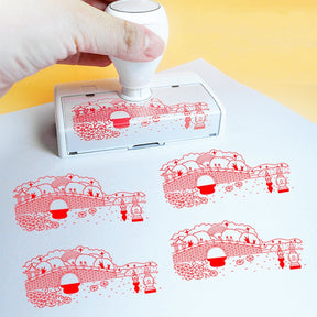 Custom Design White Photosensitive Stamp With Your Artwork b5