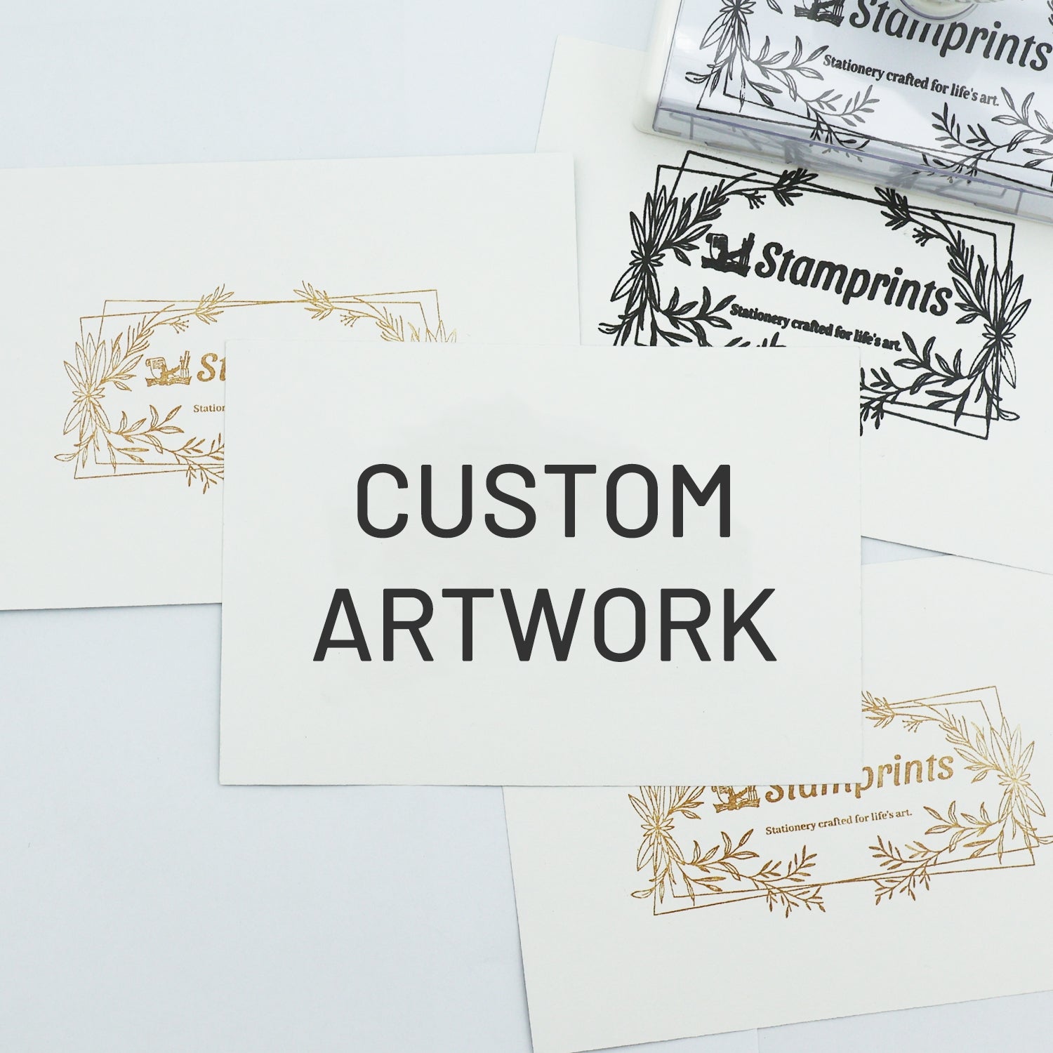 Custom Self-Inking Stamps with Logo or Custom Artwork