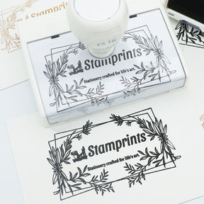 Custom Design White Photosensitive Stamp With Your Artwork Self Ink 21