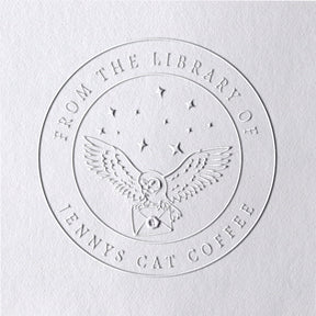 Custom Eagle and Stars From The Library Of Book Embosser2