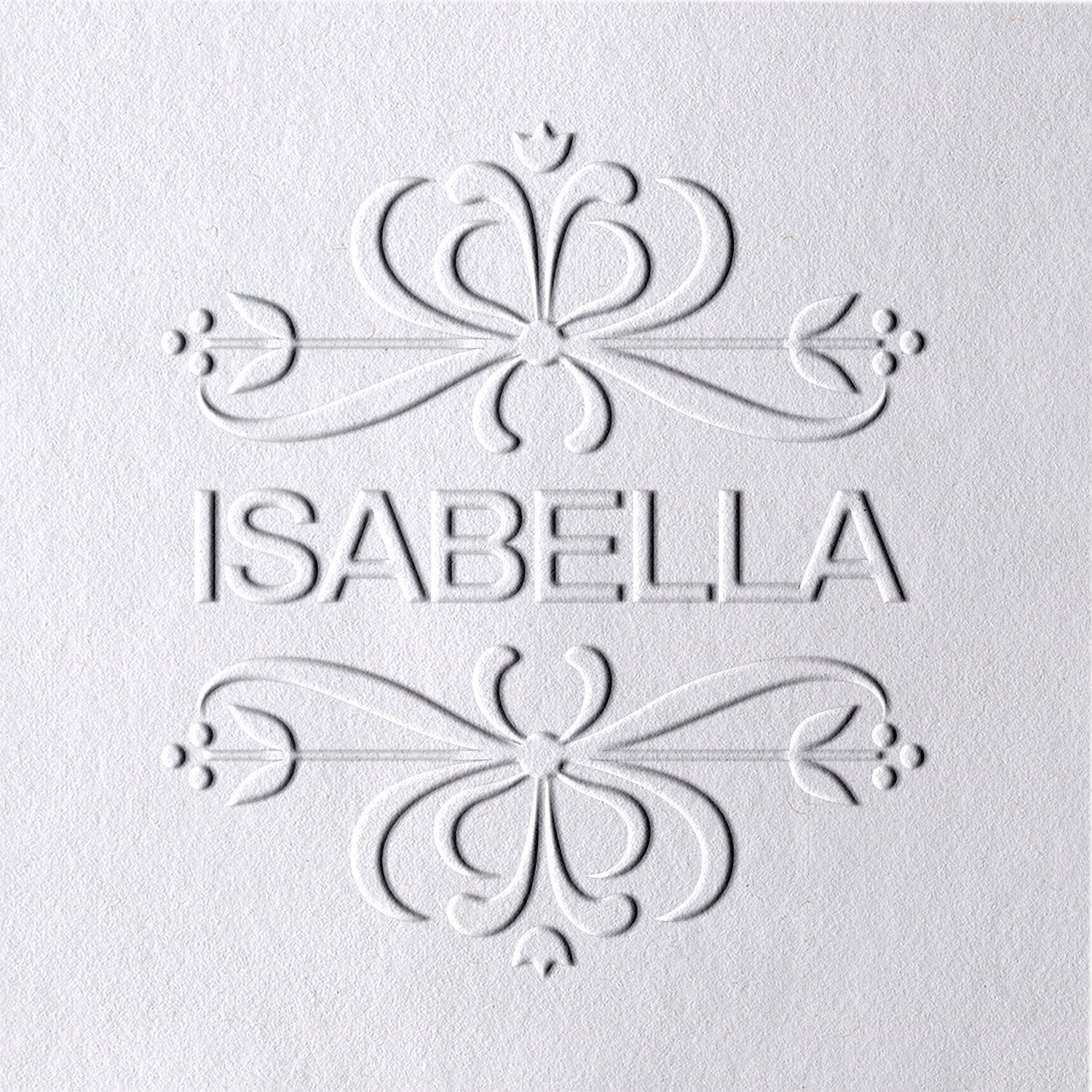 Custom Equinox Flower Name Embosser 161