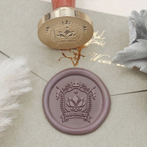 Custom Family Crest Wax Seal Stamp - Style 11 11-2