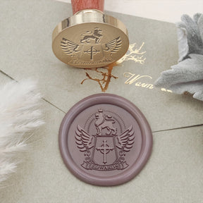 Custom Edwards Family Cross Totem Wax Seal Stamp