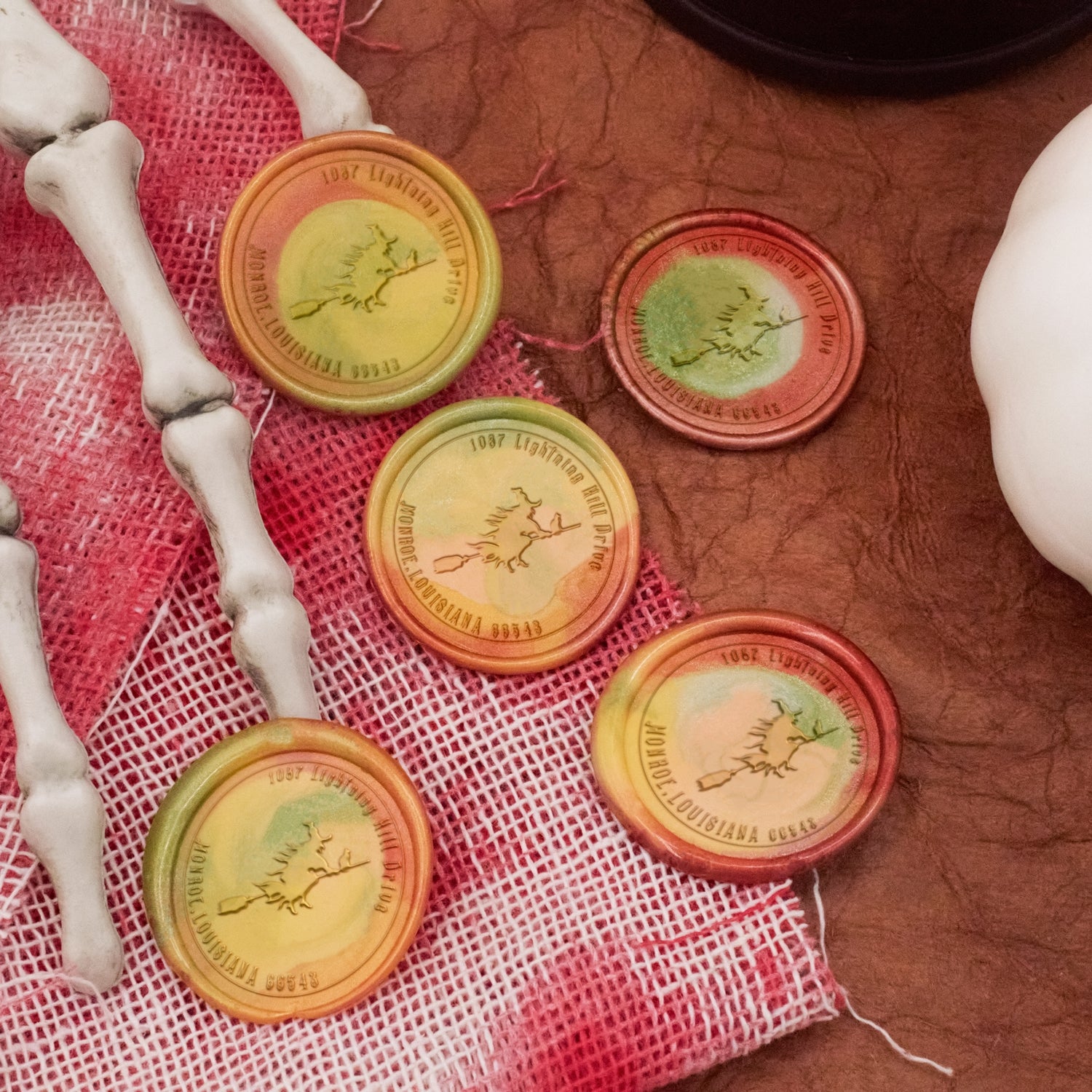 Custom Halloween Address Wax Seal Stamp - Style 27 3