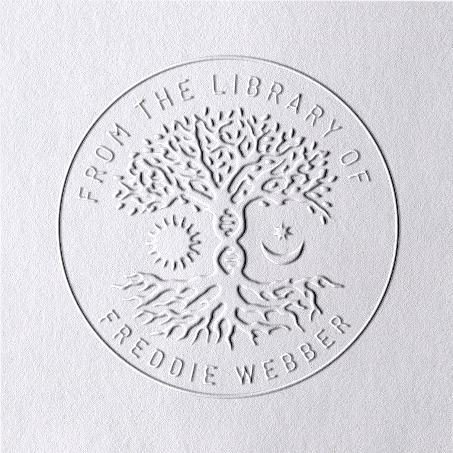 Custom Life Tree From The Library Of Book Embosser2