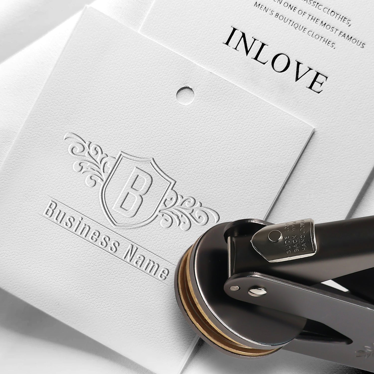 Custom Logo Embosser Style 10 | Professional Seal Press by Stamprints