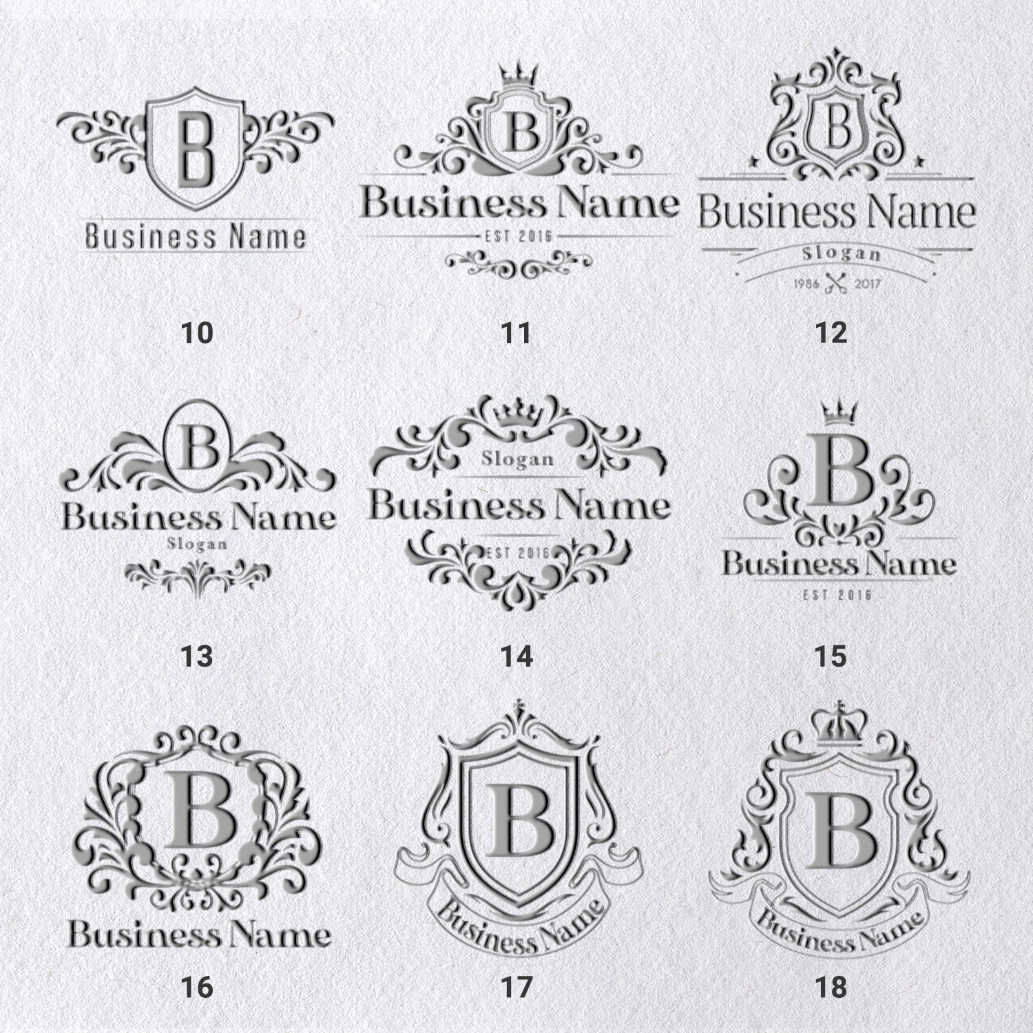 Custom Logo Embosser (30 Designs) sku-211