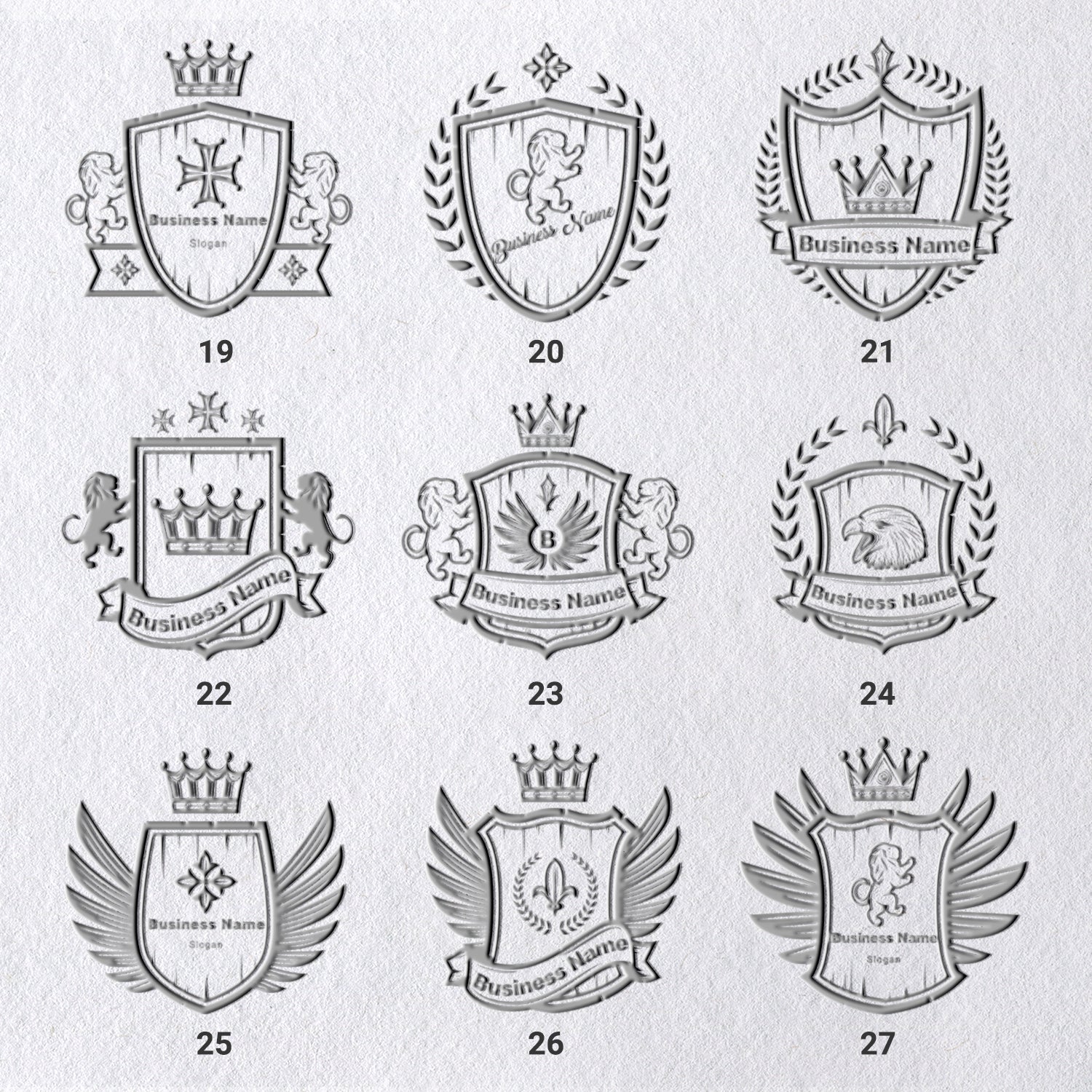 Custom Logo Embosser (30 Designs) sku-31