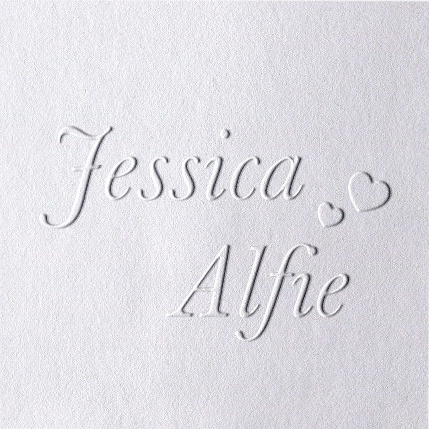 Custom Minimalist Name Wedding Embosser (9 Designs) -31