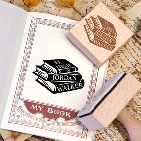 Custom Other Series Book Wooden Rubber Stamps (12 Designs)1