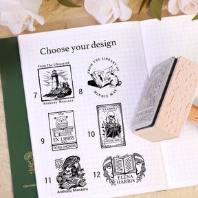 Custom Other Series Book Wooden Rubber Stamps (12 Designs)5