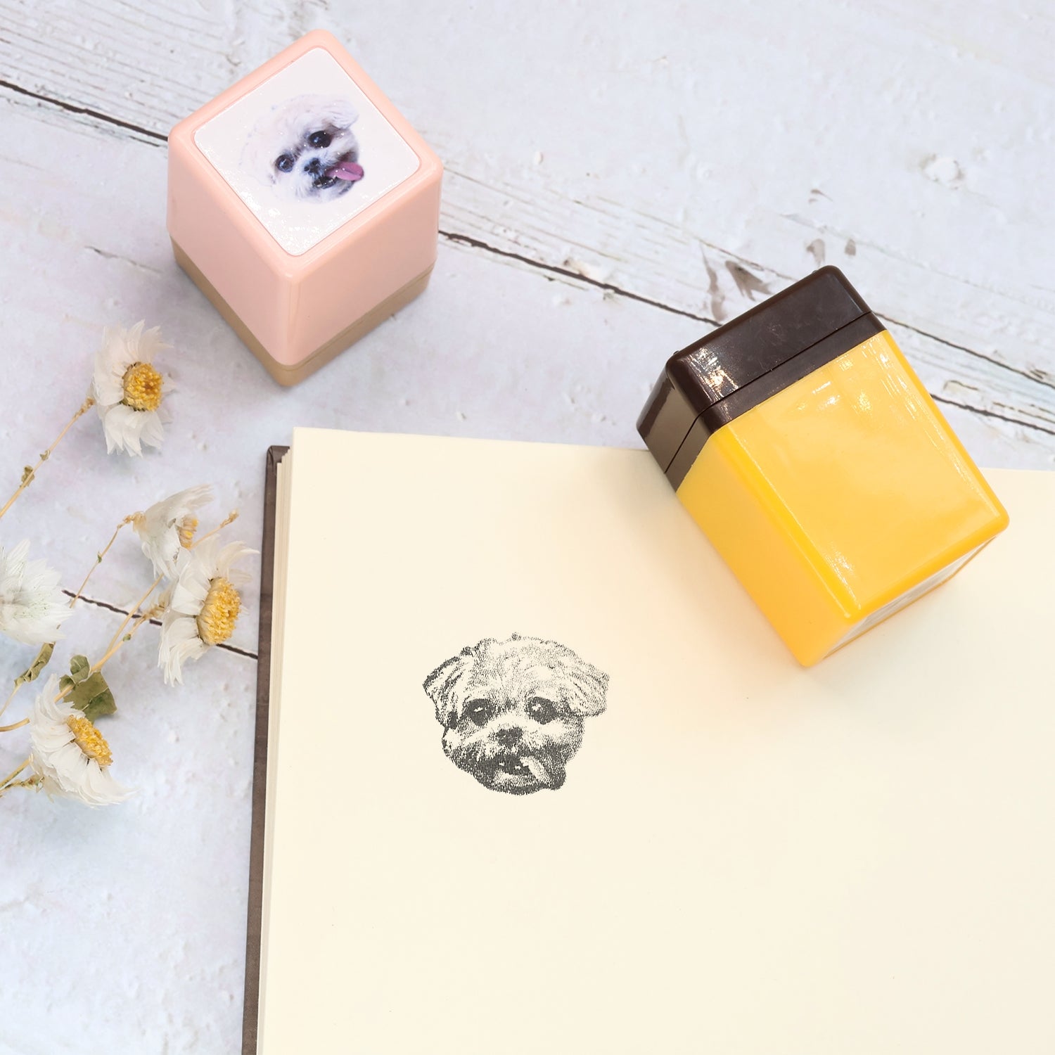 Custom Pet Head Portrait Stamp, Custom Cat & Dog Stamp From Photo, Personalize Stamp on Assignments, Kids Stamp, Valentine's Day Gift 5