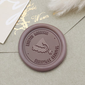 Custom Santa Hat Christmas Name Wax Seal Stamp1