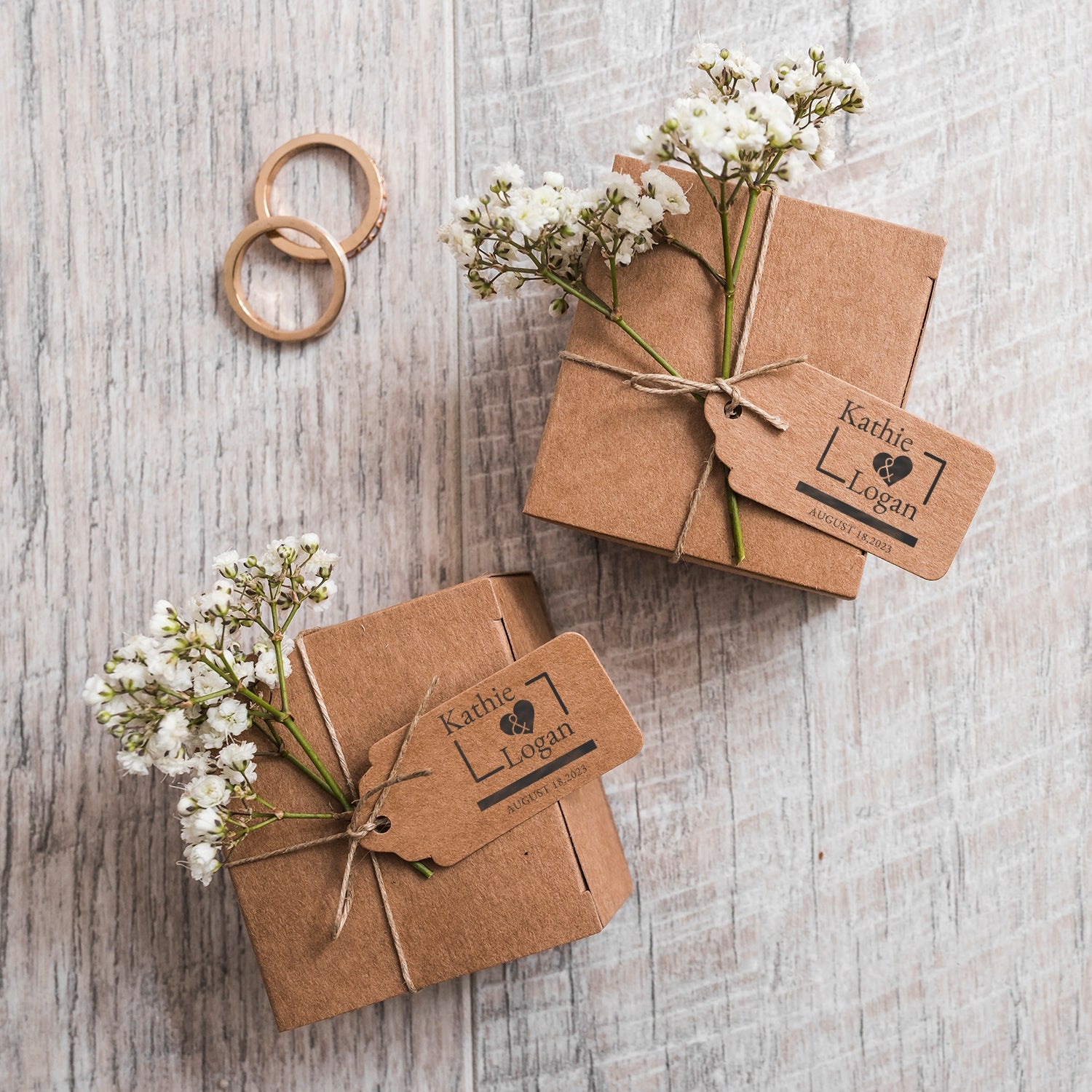 Custom Simple Heart Wedding Save the Date Rubber Stamp wd2