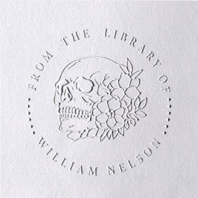 Custom Skull From The Library Of Book Embosser2