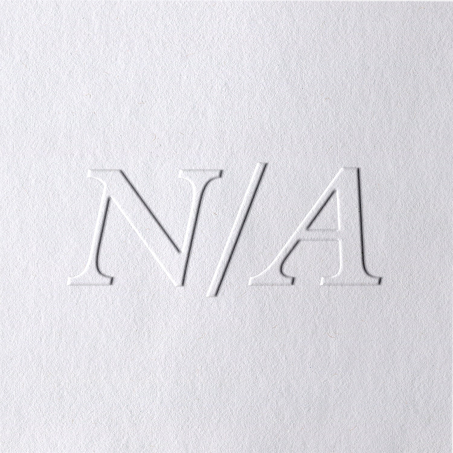 Custom Slash Sign Minimalist Initials Wedding Embosser 51