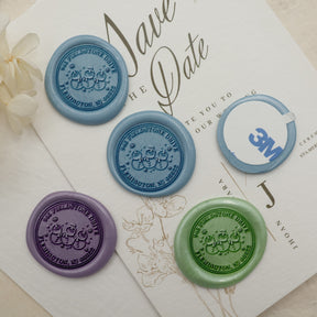 Custom Wedding Wax Seal Stamp (27 Designs)