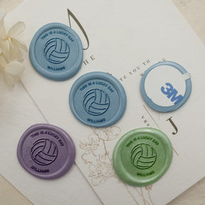 Custom Volleyball Name Wax Seal Stamp - Stamprints2