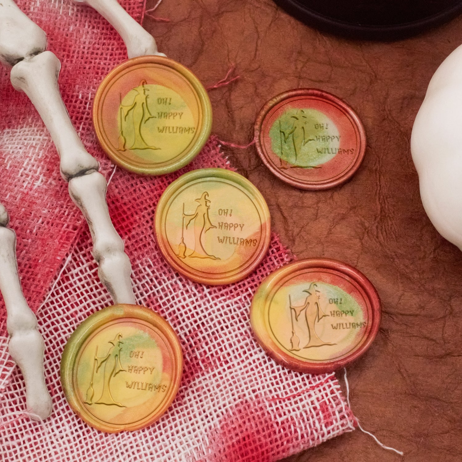 Custom Witch Halloween Name Wax Seal Stamp 3