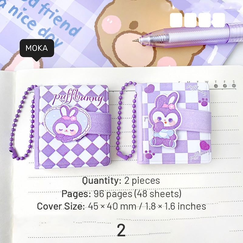 Cute Bunny Mini Pocket Notebook sku-2