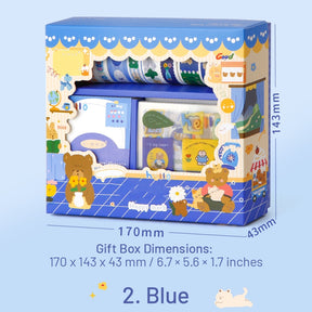 Cute Cartoon Animal Gift Box Scrapbook Kit sku-2