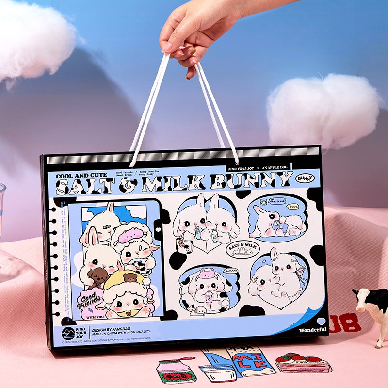 Cute Cartoon Animal Series Bunnies Journal Gift Box Set b3