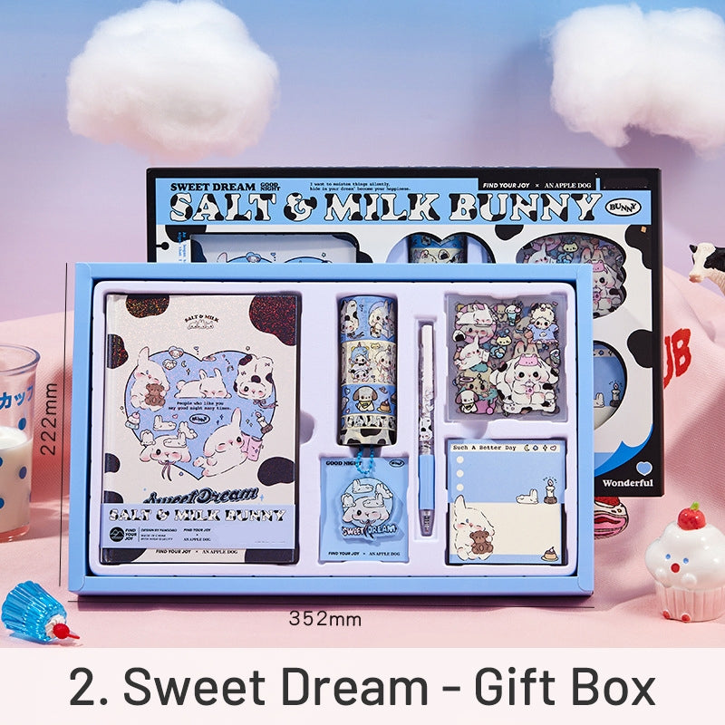 Cute Cartoon Animal Series Bunnies Journal Gift Box Set sku-2