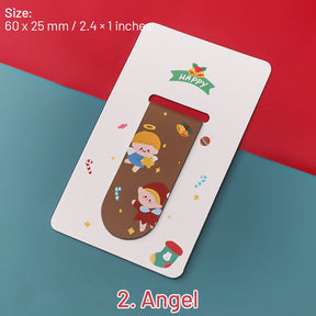 Cute Cartoon Christmas Magnetic Bookmarks sku-2