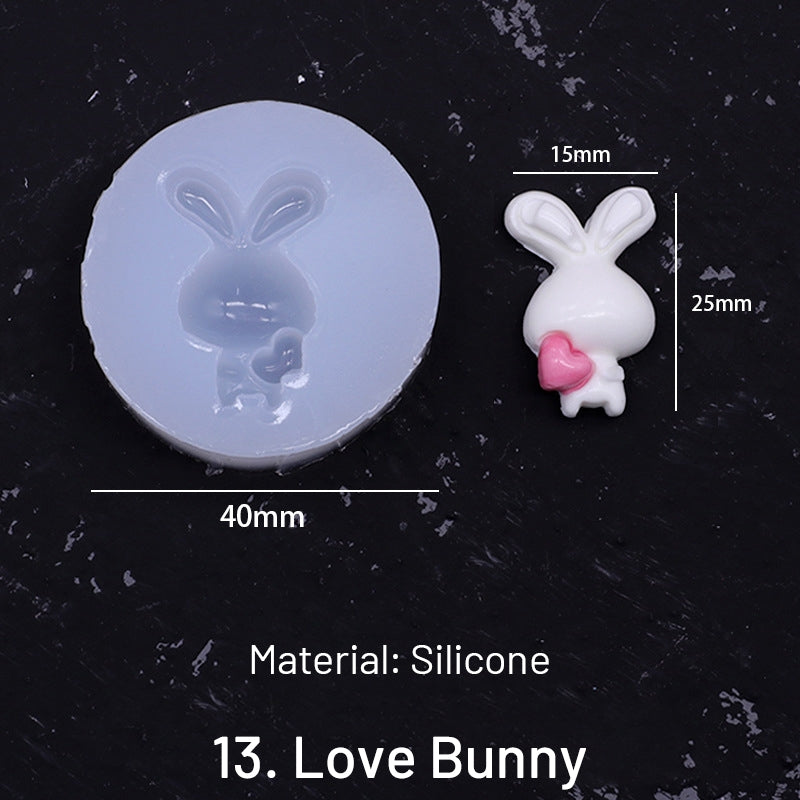 Cute Cartoon Silicone Wax Seal Mold sku-13