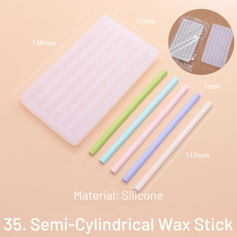 Cute Cartoon Silicone Wax Seal Mold sku-35