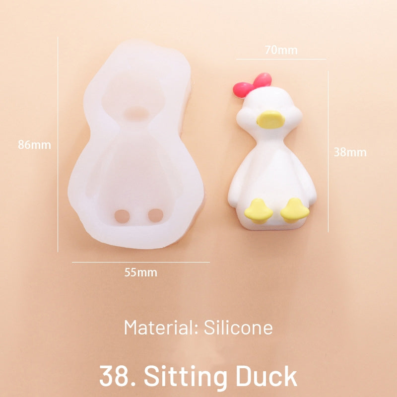 Cute Cartoon Silicone Wax Seal Mold sku-38