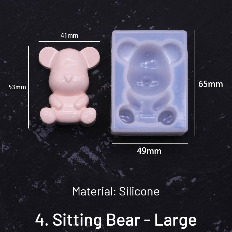 Cute Cartoon Silicone Wax Seal Mold sku-4