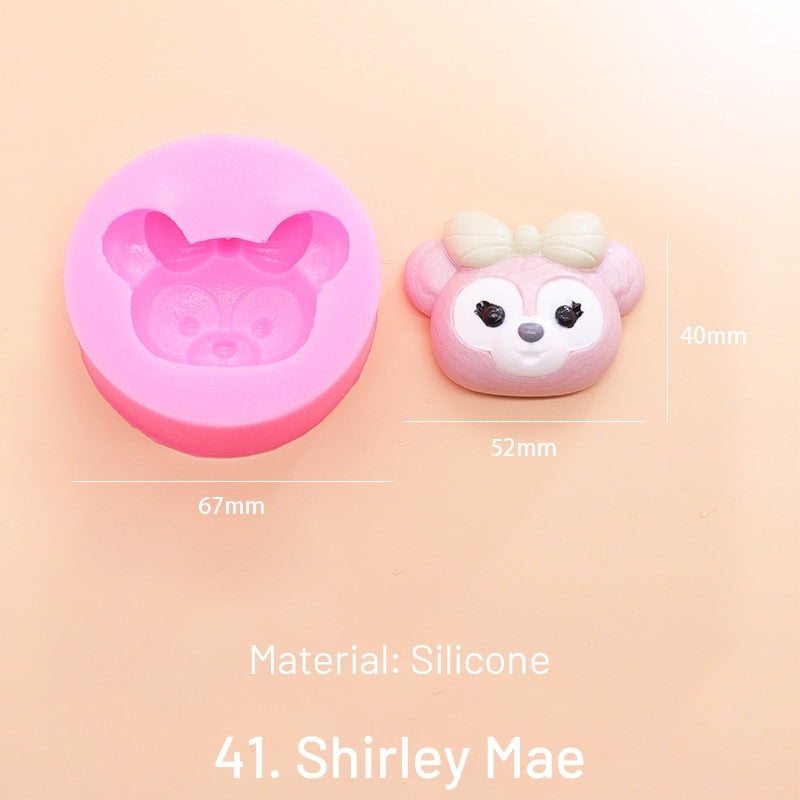 Cute Cartoon Silicone Wax Seal Mold sku-41