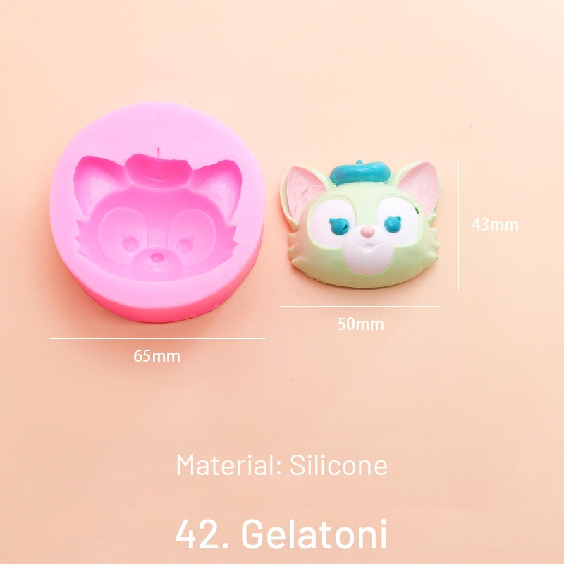 Cute Cartoon Silicone Wax Seal Mold sku-42