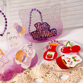 Cute Girl Stickers - Halloween, Learning, Desserts, Coffee Bread, Garden b4