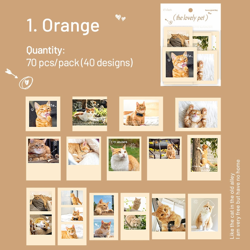 Cute Pet Photo Stickers - Cats, Dogs sku-1