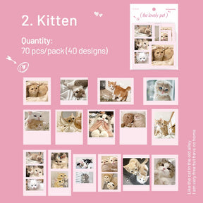Cute Pet Photo Stickers - Cats, Dogs sku-2