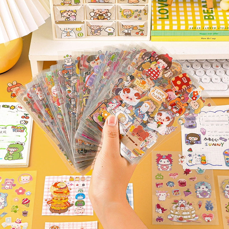 Cute to Explosion Series Kawaii Korean Style Stickers - Stamprints3