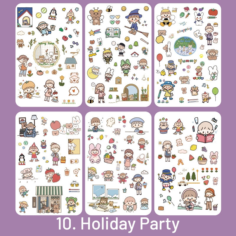 Cute to Explosion Series Kawaii Korean Style Stickers sku-10