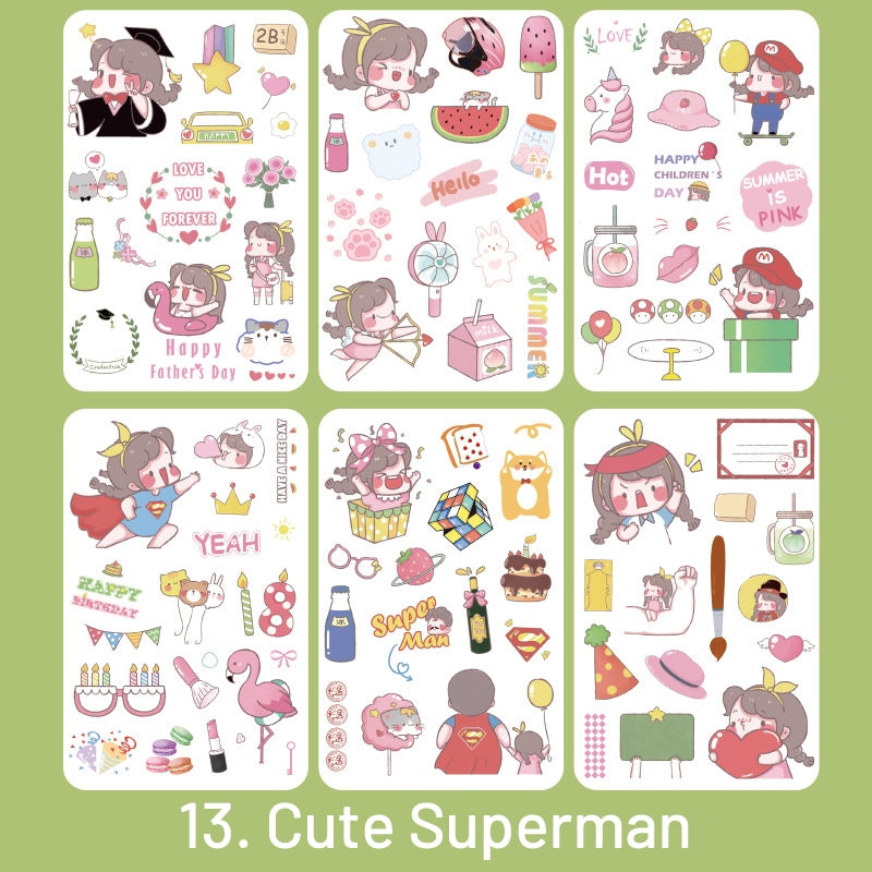 Cute to Explosion Series Kawaii Korean Style Stickers sku-13